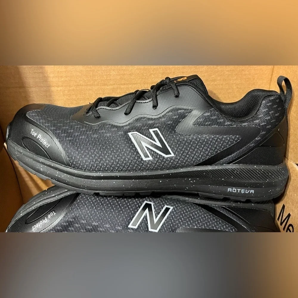 NEW- New Balance Logic Composite Toe Men's Industrial Work Shoes, Black, Size 14 - Picture 9 of 13